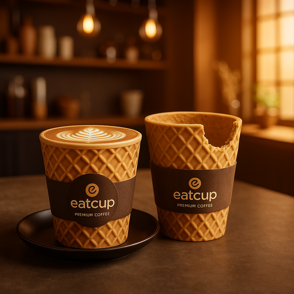 un gobelet comestible